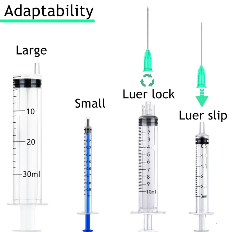 100 Pcs 21Ga 1 Inch/25mm Lab Dispensing Needle Luer Lock,