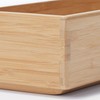 Mujin Ryohin Stackable Bamboo Storage Box, Small, Storage Supplies, Width