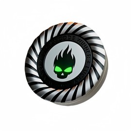 YIJO Metal Fidget Spinner for Kids and Adults, High Speed and Silence Colorful Glowing, Cool Fidget Spinner, Anti-Anxiety and Stress Release (Starlight Silver)