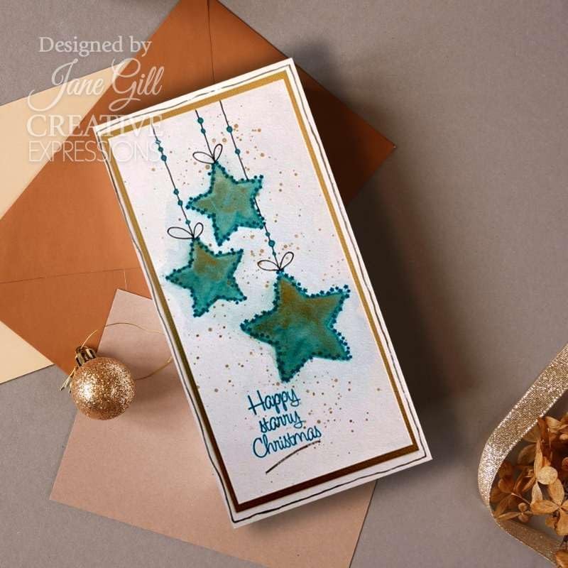 Woodware JGS869 4" x 6" Clear Photopolymer Clear Stamp Set