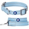 Blueberry Pet Essentials Pastel Color Reflective Matching Dog Collar and