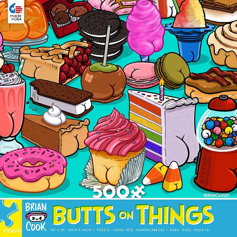 Ceaco - Brian Cook - Butts on Things - Sweet