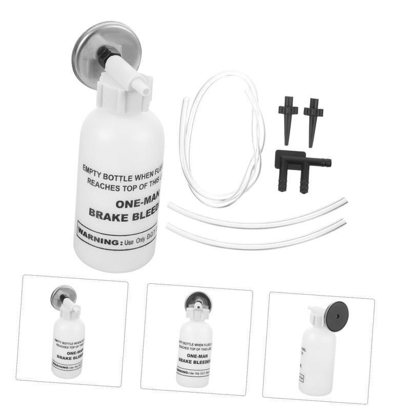 Kisangel Professional Brake Bleeder Tool Kit 7pcs Automotive Brake Bleeding