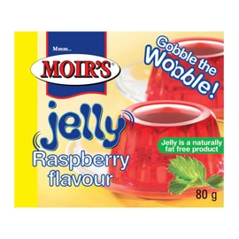 Moirs Jelly - Raspberry - 80g (Pack of 3)