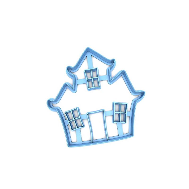 Sweet Prints Inc Haunted House Cookie Cutter - Dishwasher Safe