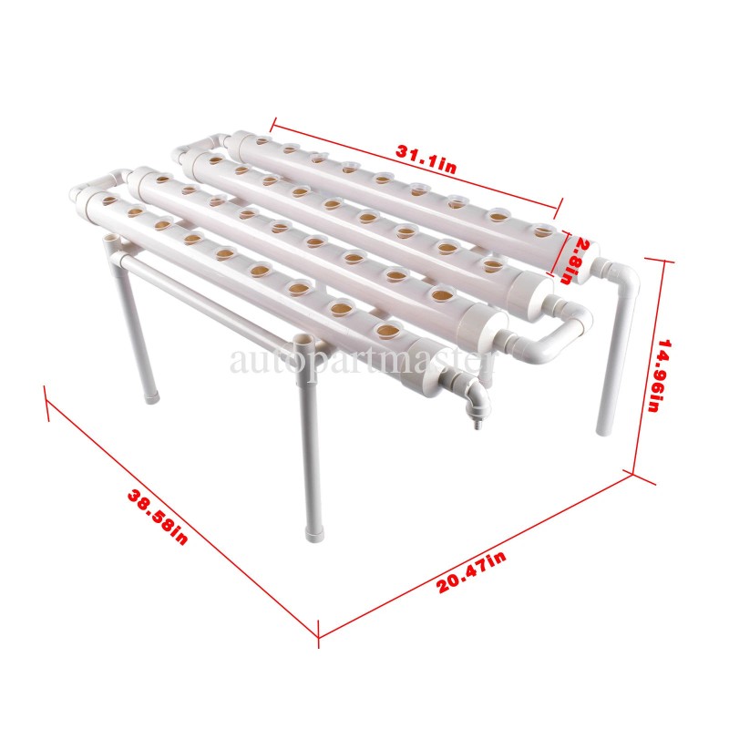 OE QUALITY Hydroponic Grow Kit 1 Layer 36 Plant Sites