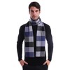 KEECOW Mens Merino Wool Winter Scarf Classic Warm Soft Thick