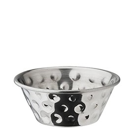 Utopia Stainless Steel Presentation Pans, Pails & Casseroles, F91148-000000-B01024, Hammered Ramekin 1.5oz (4cl) (Box of 24)