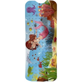Mermaid Bath Mat - Bath Grips for Tub Kids - Anti Slip Bath Mat for Kids - Bath Mat for Baby - Bath Mat for Toddler - Tub Mat for Baby - Bathtub Safety for Toddlers - Bathtub Mat Kids (Bath Mermaid)