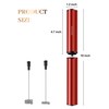 INFOOD Milk Frother Rechargeable with Cover - Coffee Frother Wand,