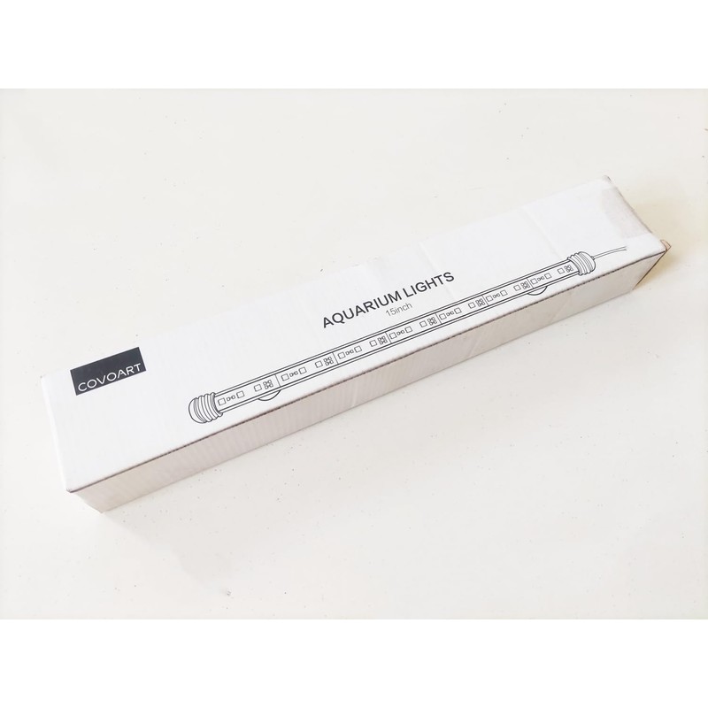 COVOART 15 inches LED Aquarium Light, 2.5W Fish Tank Light