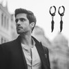 TREENEST Pendientes Hombres Acero Inoxidable Piercing Para Hombre y Mujer