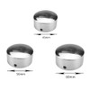 Leliafleury 4Pcs Handrail End Caps Stainless Steel Round Banister End
