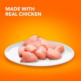 IAMS Perfect Portions Indoor Adult Wet Cat Food Cuts in Gravy, Chicken Recipe, 2.6 oz. Easy Peel Twin-Pack Trays (24 Count, 48 Servings)