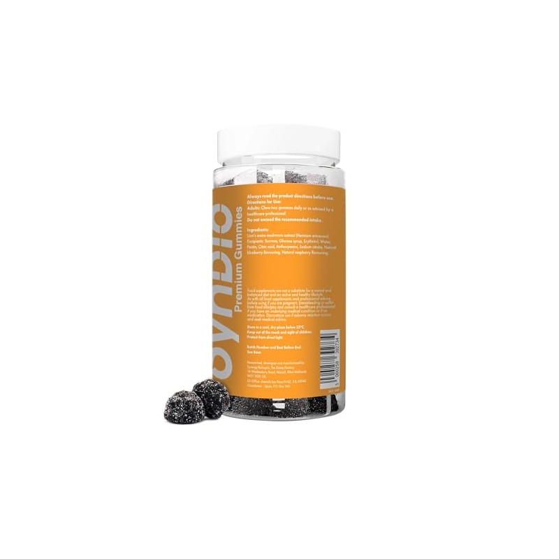 SynBio Lion’s Mane Gummies | 1000mg Lion’s Mane Mushroom Extract