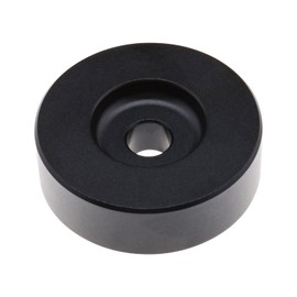 eMagTech 45 RPM Adapter Insert for 7 Inch Vinyl Record Player Turntables Adapter Replacement Dome Adapter Easy Install Turntables Accessories Aluminum Black