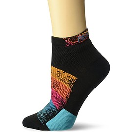 Pearl iZUMi Elite Calcetines bajos para mujer, prisma difuso, mediano