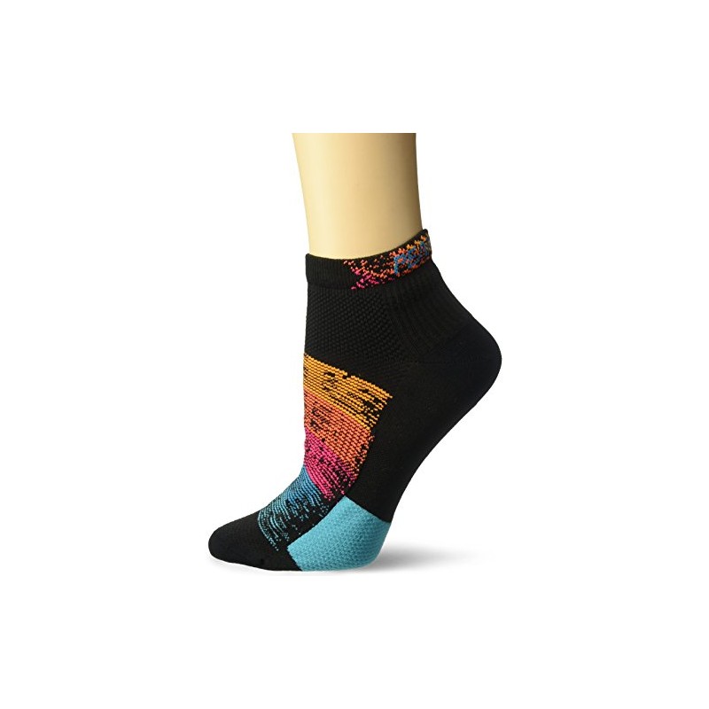 Pearl iZUMi Elite Calcetines bajos para mujer, prisma difuso, mediano