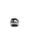 Clarks Clarks womens Breeze Sea Flip Flop, Black Synthetic, 11