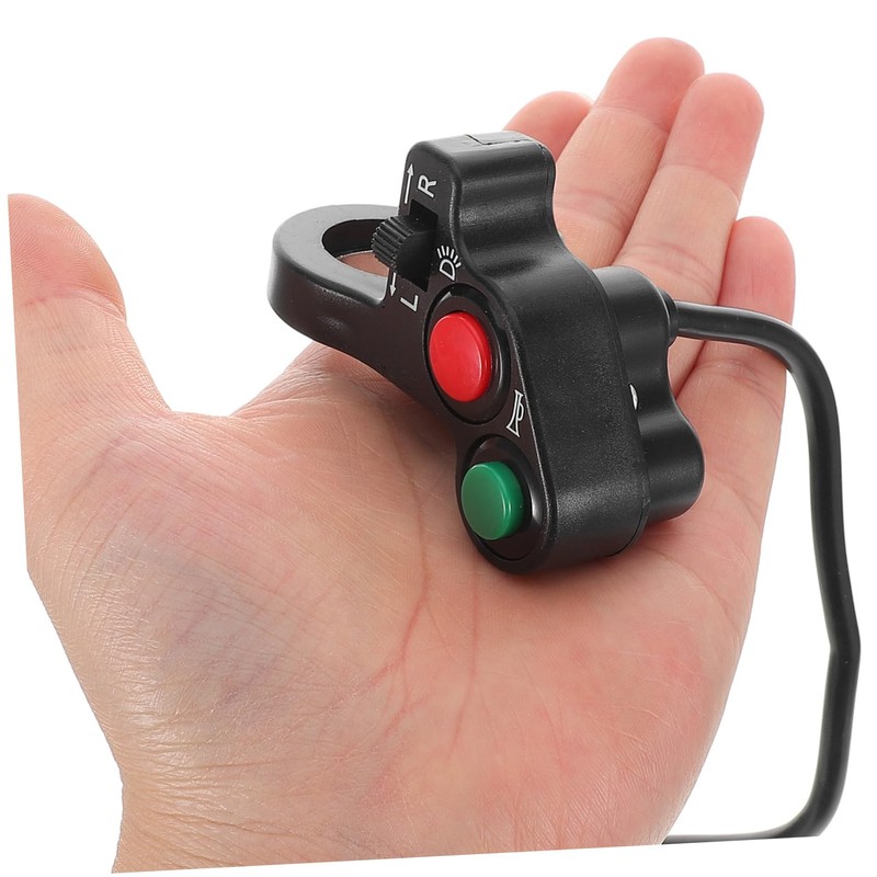 Alipis Motorcycle Handlebar Signal Switch Turn Signal Headlight Horn Control