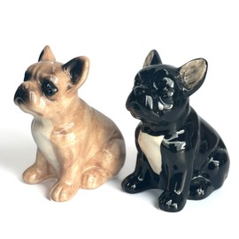Lesser & Pavey Salt & Pepper Set for All Types of Kitchen | Ceramic Salt & Pepper Shaker Set | British Designed Lovely Salt & Pepper Pots | Salt Shaker & Pepper Shaker Suitable for Home (Frenchies)