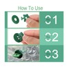 100Pairs Greenhouse Twist Clips Plastic Greenhouse Fixing Clips and Washers