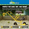 Excavator Ride, Sand Digger w/ 360 Rotation Base for Kids