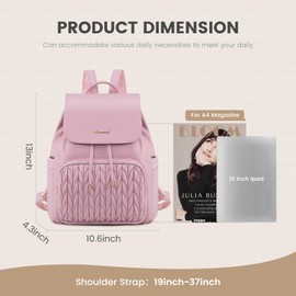 LOVEVOOK Mini Backpack for Women,Small Backpack Purse for Travel Work Cute Backpack Daypack With Anti-theft Pocket Mini Bag for Daily College Shopping