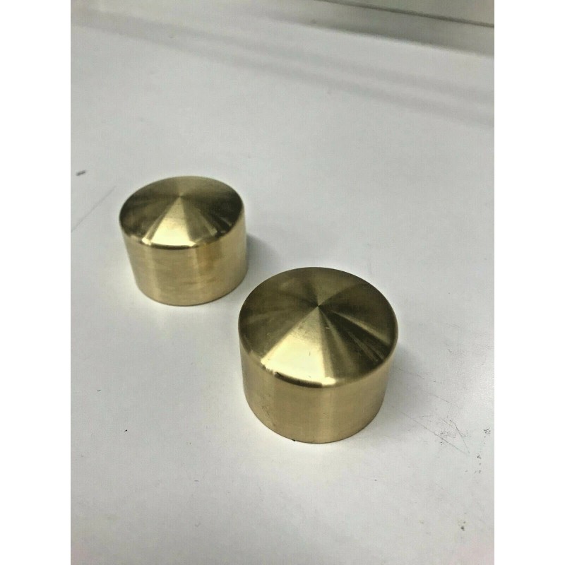 diycycleparts SOLID BRASS Swingarm Dome Pivot Bolt Covers Harley 2008