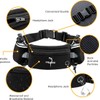 Adjustable Running Belt with Zip Pocket, 2 Water Bottles, 2