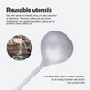 Boundless Voyage Titanium Ladle Deep Soup Spoon, Stirring & Serving