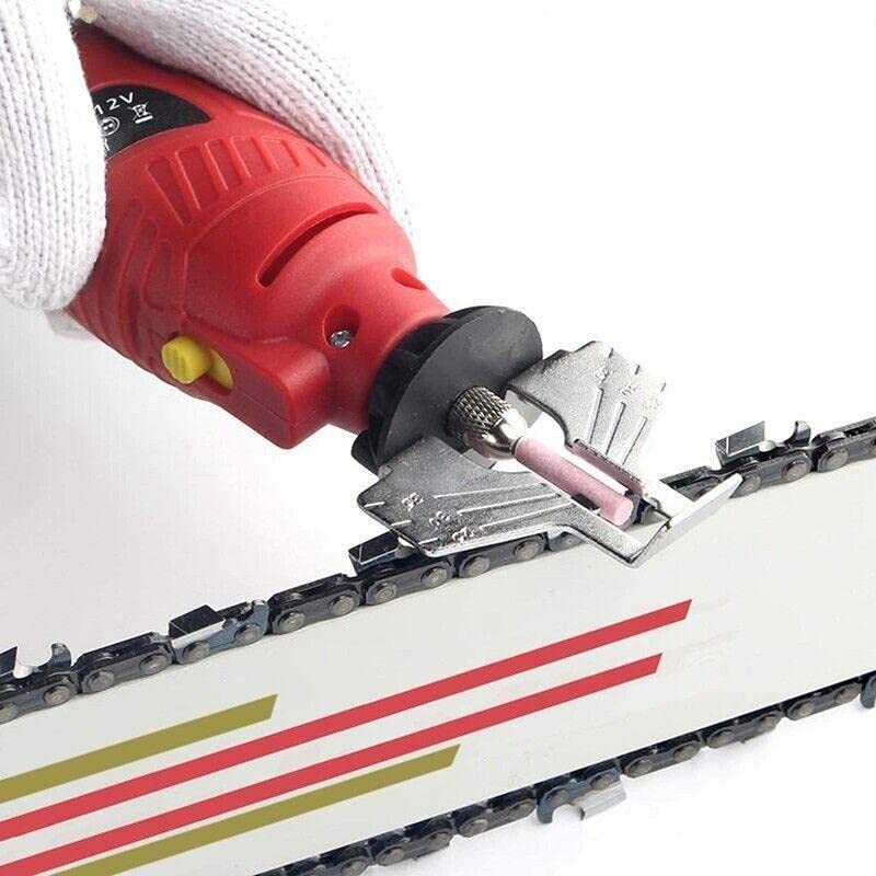 AIMALL 10 Chainsaw Sharpener Burr Grinding Stone File Chain Part