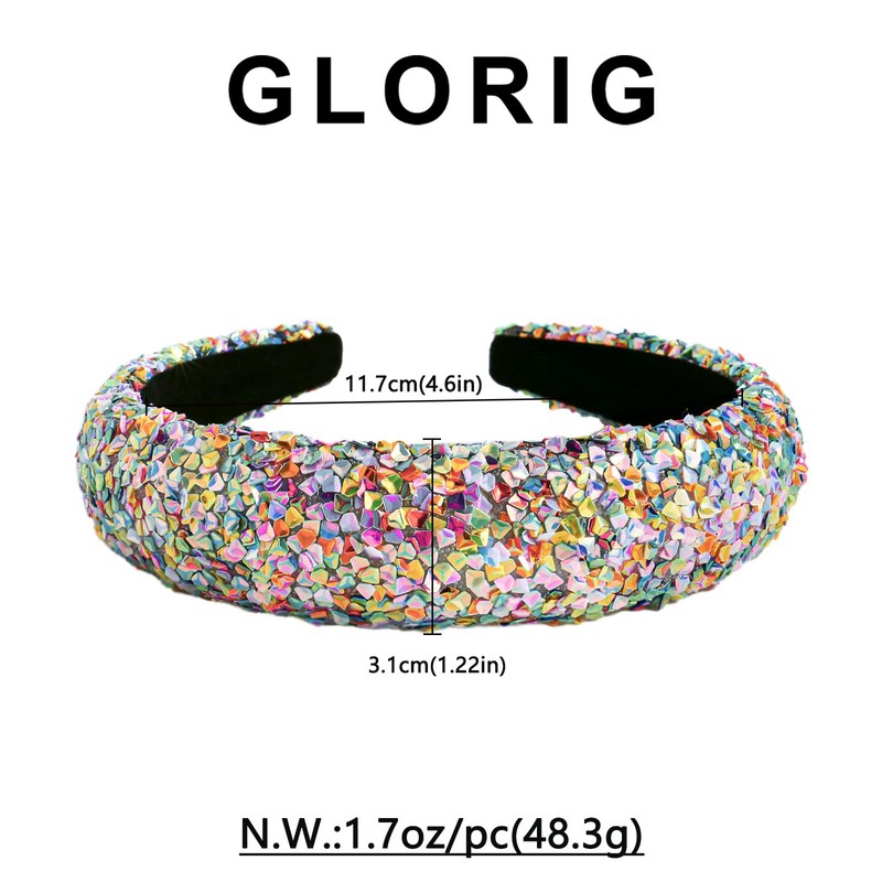 Glorig Headbands for Women Chic Rainbow Headband for Women Classic