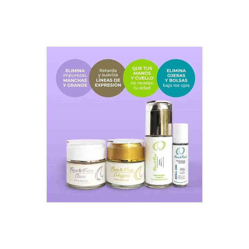 Cremas Face To Face (kit Completo)