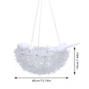 Bokknppo 5 LED Chandelier Bird’s Nest Light Fixture Creative Egg