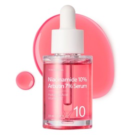 TOSOWOONG Niacinamide 10% Arbutin 7% Serum, for Hyperpigmentation, Visible Dark Spots & Uneven Skin Tone, Glass Skin, All Skin Types, Korean Skincare, 33ml / 1.11 fl. oz.