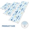 PKAGQEM Coastal Kitchen Rugs Set of 3 Farmhouse Fish Non