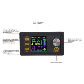 DollaTek DPS3005 USB Communication Constant Voltage Current Step-down Power Supply Module Voltage Converter LCD Voltmeter