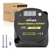 Nilight 12V 140 AMP Dual Battery Isolator Auto Manual Voltage