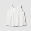 JAJU [JAJU] Women's Soft Seersucker Sleeveless Pajama Shirt_White