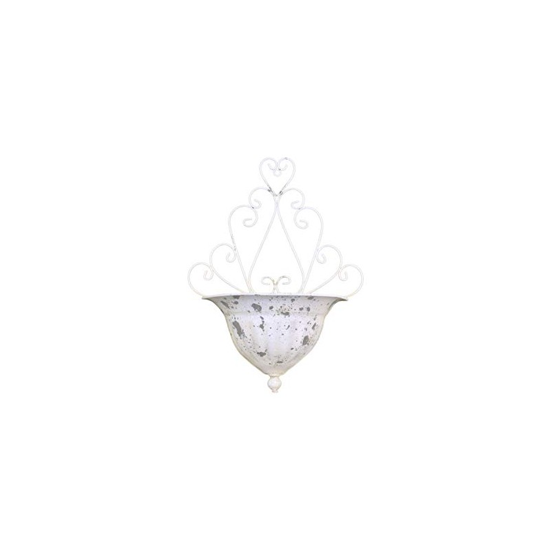 Chic Antique Wall Bracket for Plants Antique White in French