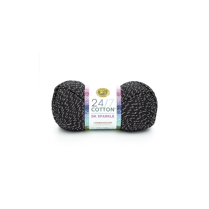 Lion Brand Yarn 24/7 Cotton Dk Yarn, 1 Pack, Night