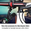 Alomejor Bicycle Light Torch Holder Clip Mount Bicycle Torch Holder