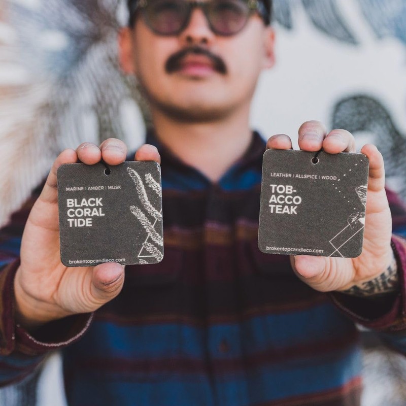 Black Coral Tide Car Air Freshener, Pack of 4