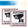 Attention Video Surveillance Sign, Pack of 2, 15 x 15
