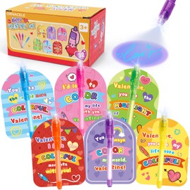 ORNACELE 32Pcs Kids Valentines Day Gifts for Classroom - Valentine Cards with Pens Novelty Toys for Boys Girls Exchange Gifts, Party Favor Prizes, Valentine’s Greeting Gifts