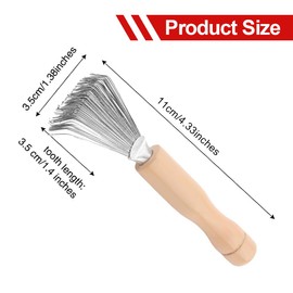 SGERUFZ Bürstenreiniger Haarbürste, Kamm Reinigungsbürste, Mini Haarbürsten Entferner zum Entfernen Haaren von Bürsten, Kämmen, Badematten, Teppichen