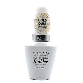 Cuccio Pro Brush-ON GOLD DUST Colour Soak Off Gel 0.43 fl. oz (13 ml)