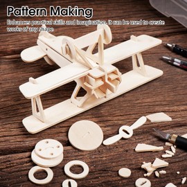 12 Pack Balsa Wood Sheets, 200x100x1 mm Thin Wood Sheets Natural Balsawood Square Light Craft Model Wooden Board Plate for Model DIY Crafts Airplane Boat Projects Ornaments Decoration