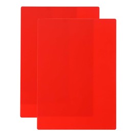 ajiki A4, Set of 2, Red Underlayment, Elementary School Students, Simple (Red)
